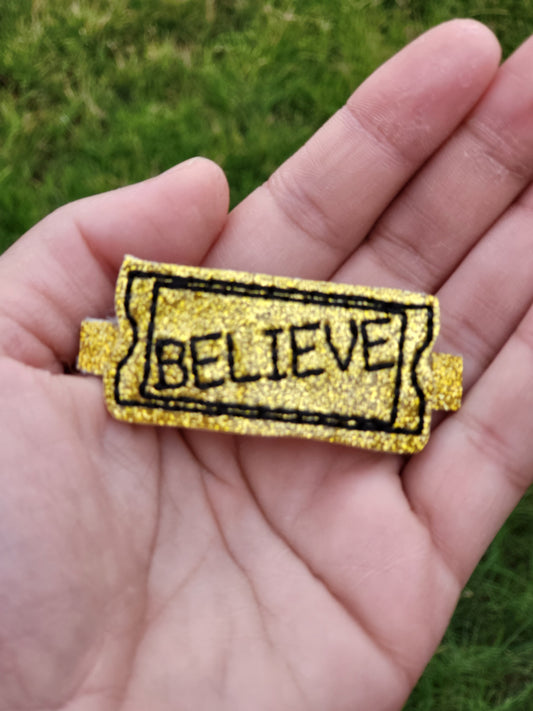 Believe gold ticket