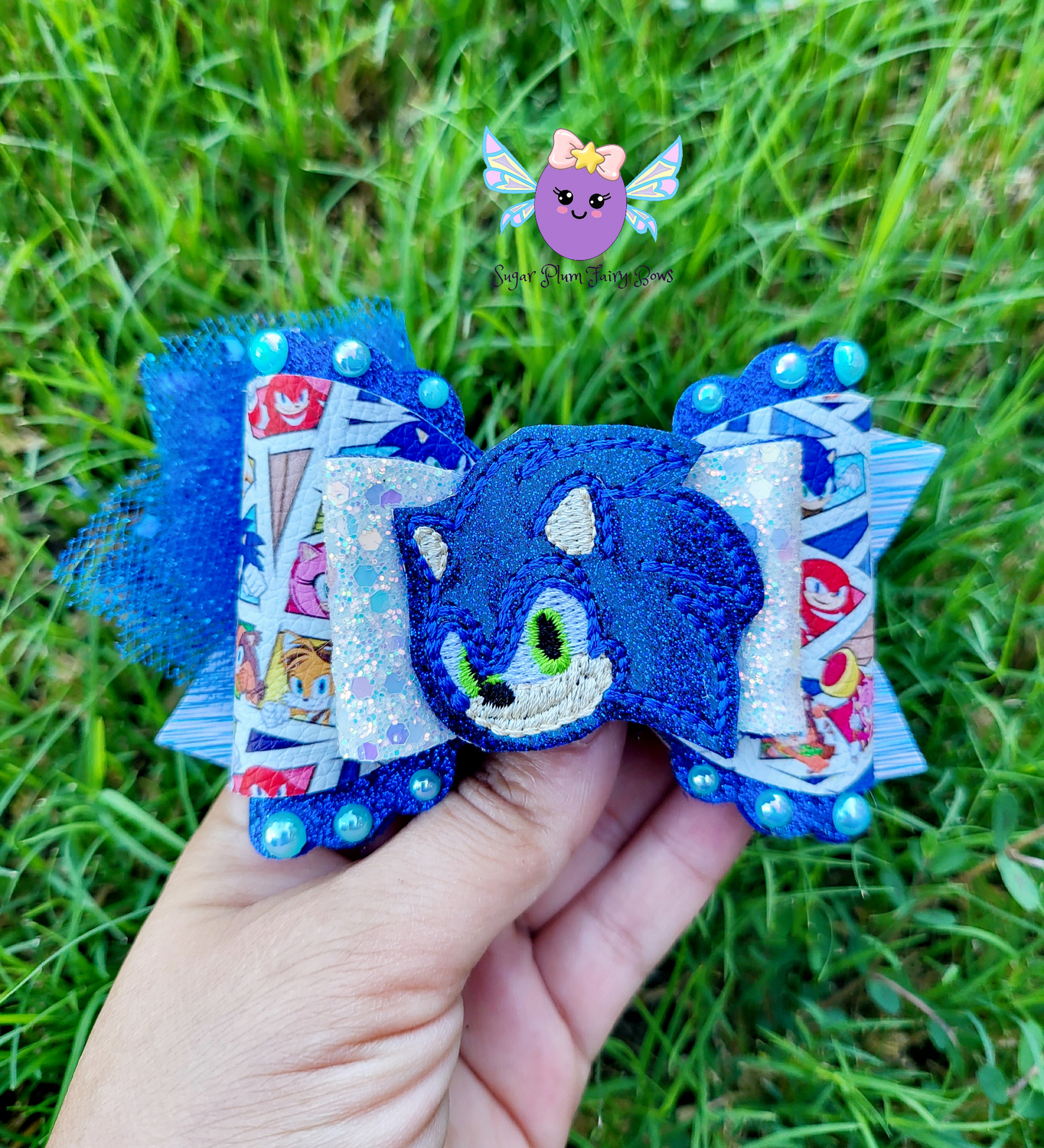 Hedgehog hairbow